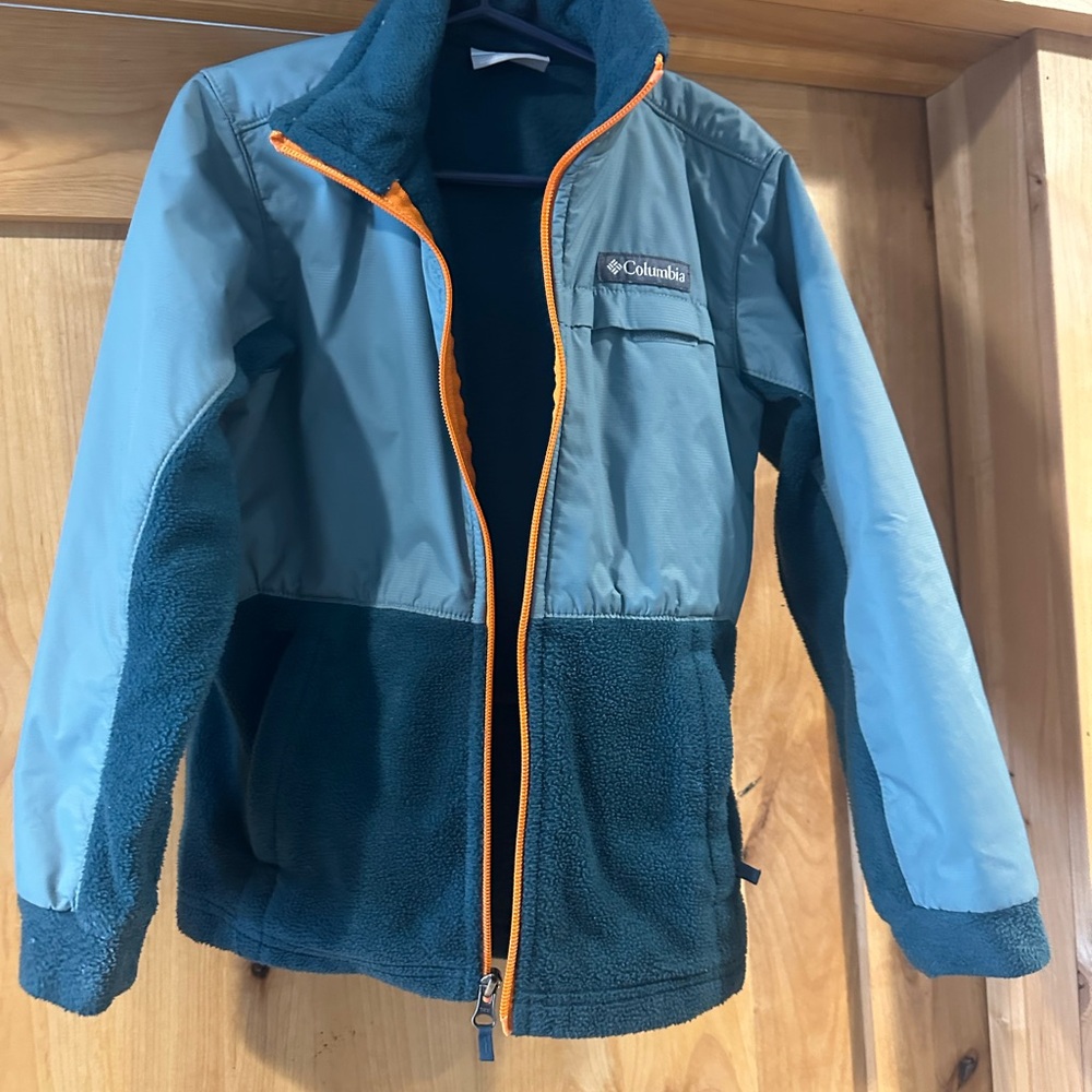 Columbia Kids' Teal and Orange Raincoat